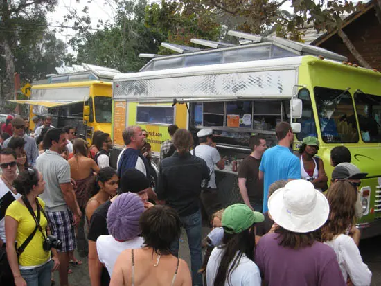 Nom Nom Truck serving hundreds of customers